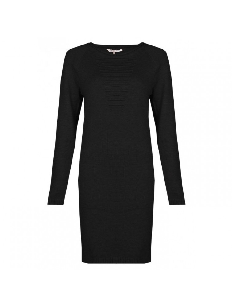 ESQUALO 3D Knitt Dress Black